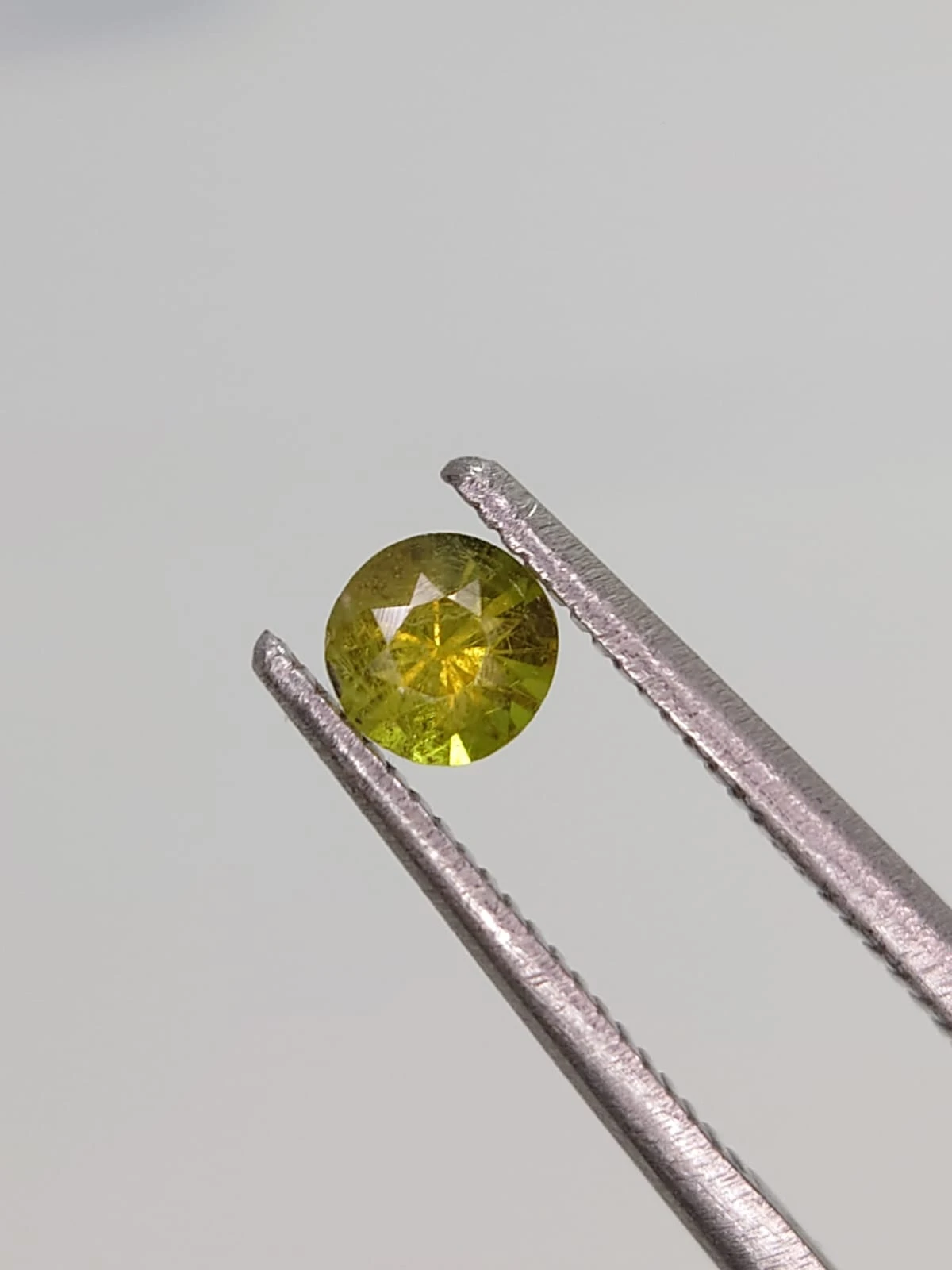 0.32ct Natural Round Demantoid Garnet From Pakistan — view 3
